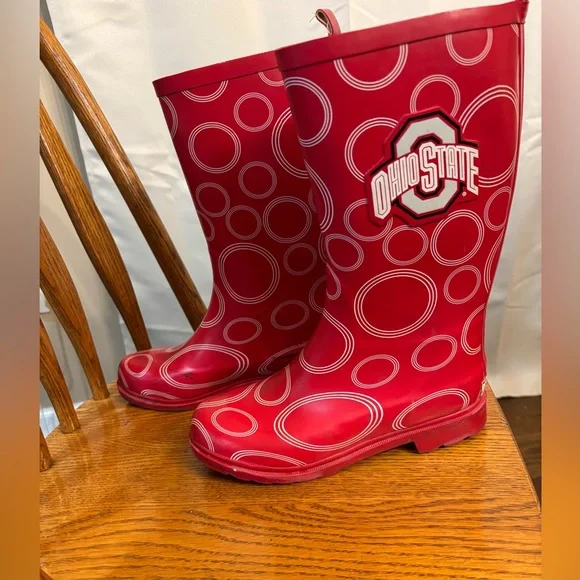 Women’s size 7 Osu Campus gear rain boots - Picture 3 of 5